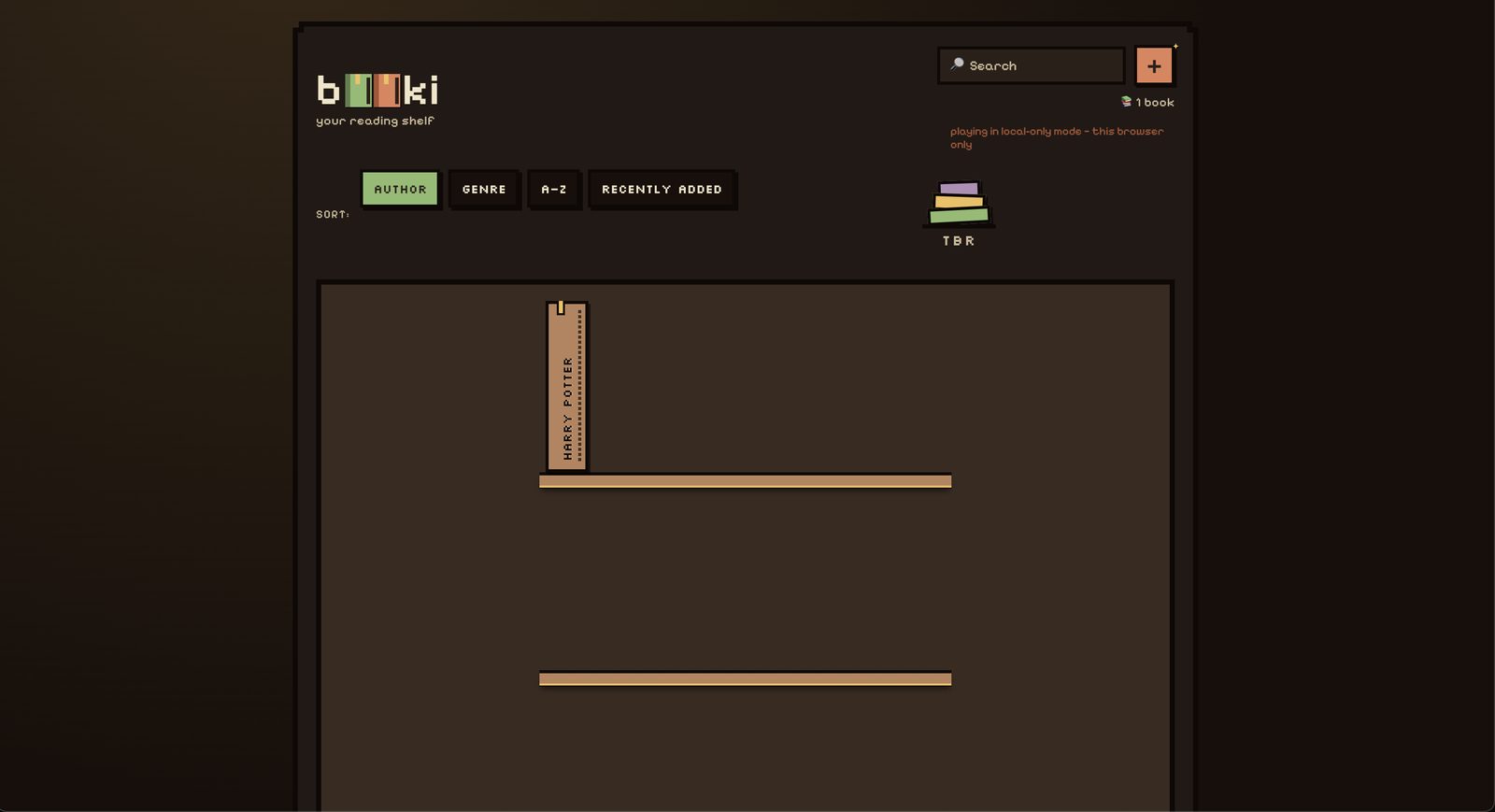 booki reading shelf app preview
